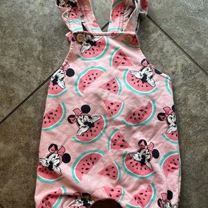 Disney Minnie Mouse Watermelon Print Baby Romper